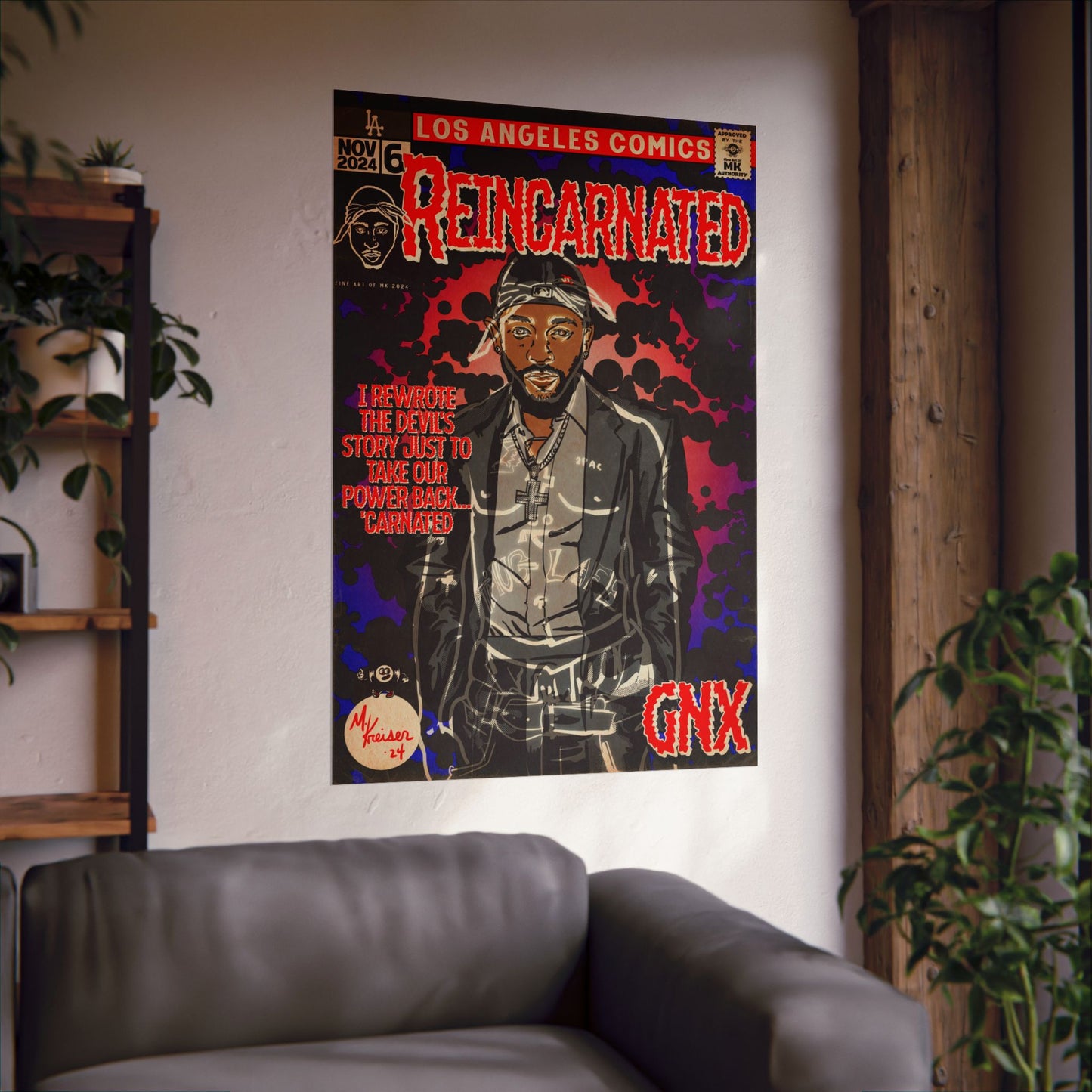 Kendrick Lamar - Reincarnated - Matte Vertical Posters