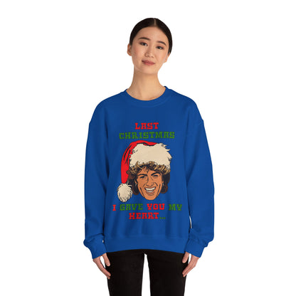 WHAM - George Michael - Last Christmas- Unisex Heavy Blend™ Crewneck Sweatshirt