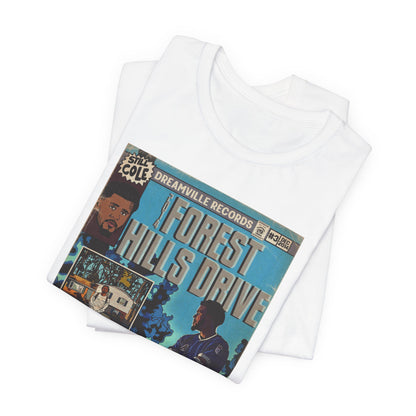 J Cole - 2014 Forest Hills Drive - Unisex Jersey Short Sleeve Tee