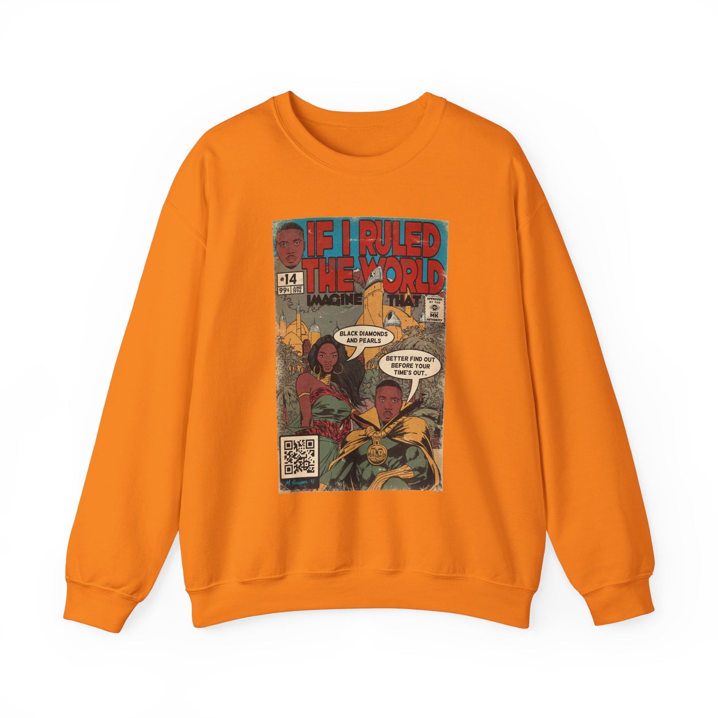 Nas & Lauryn Hill - If I Ruled The World- Unisex Heavy Blend™ Crewneck Sweatshirt