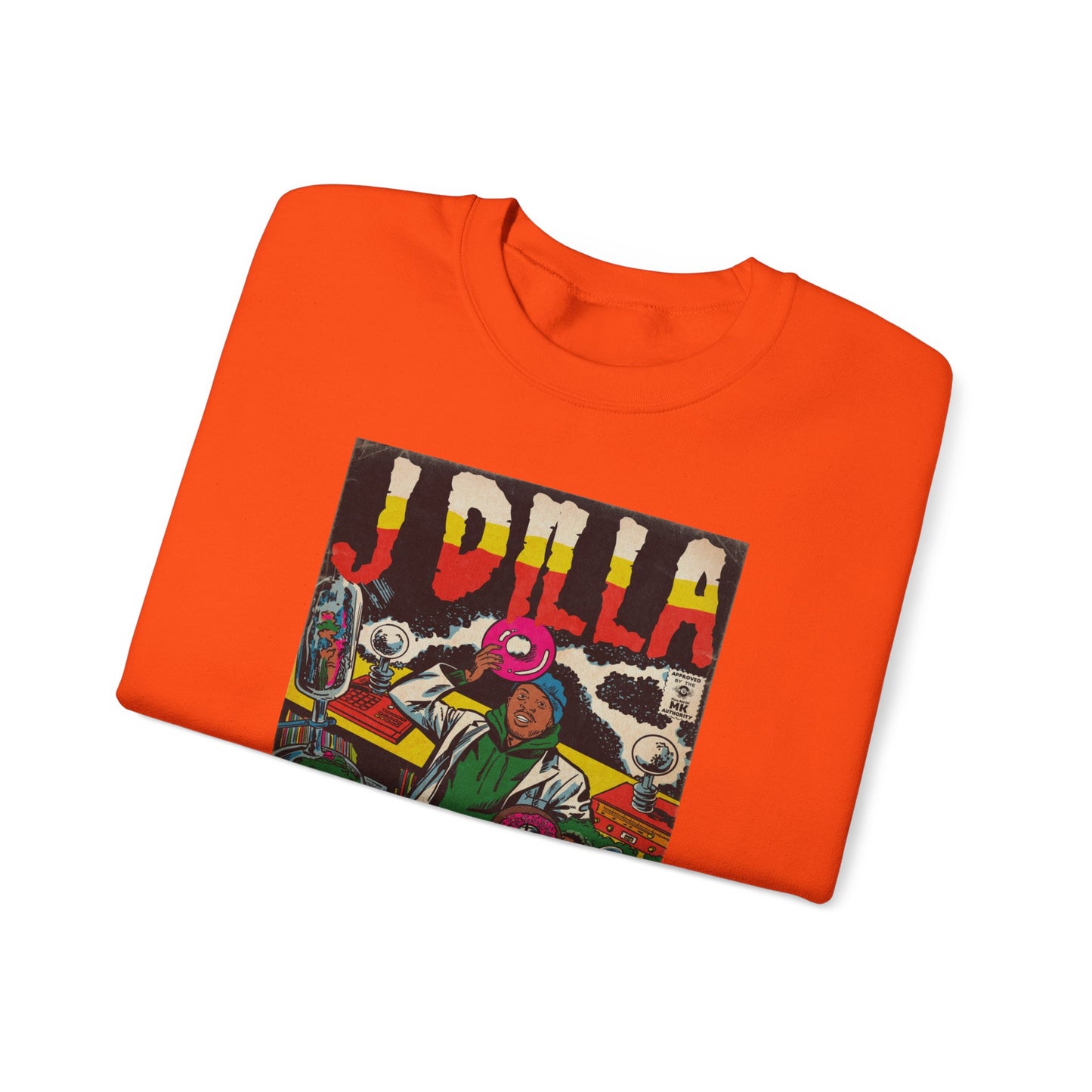 J Dilla - Comic Book Art - Unisex Heavy Blend™ Crewneck Sweatshirt