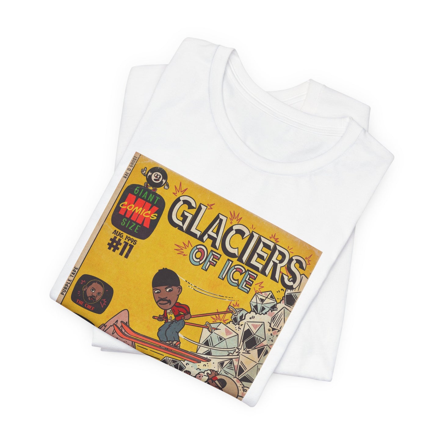 Rae, Ghost, Masta - Glaciers of Ice - Wu - Unisex Jersey Short Sleeve Tee