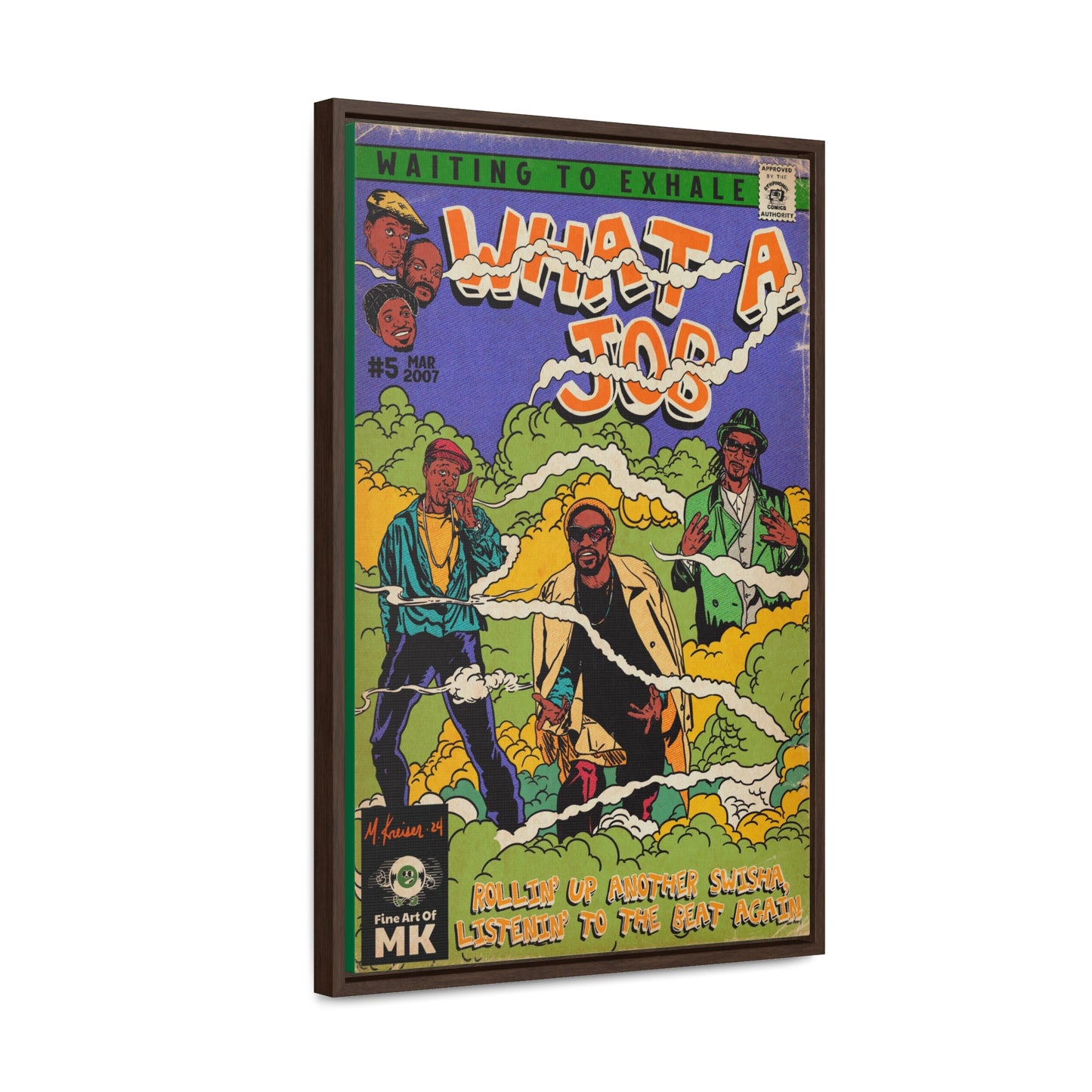 Devin The Dude, Snoop Dogg, Andre 3000 - What A Job - Gallery Canvas Wraps, Vertical Frame