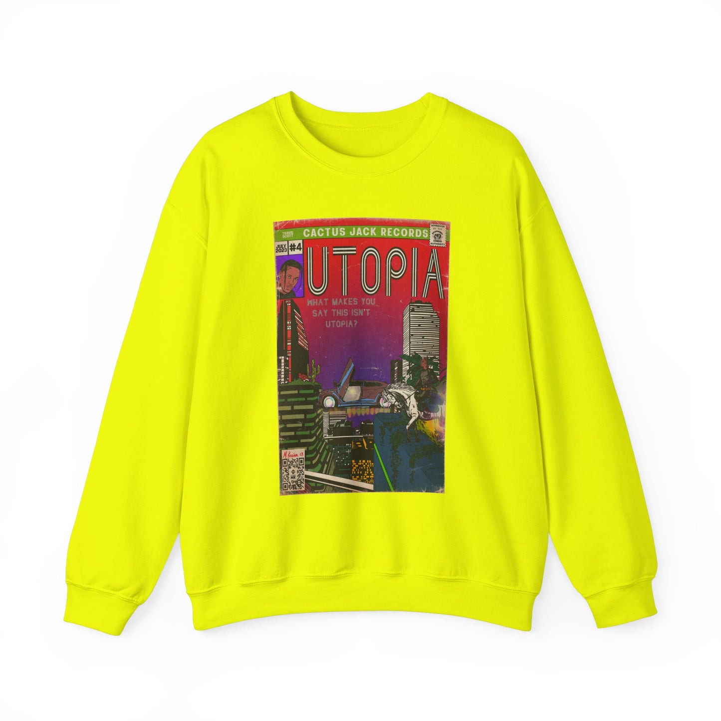 Travis Scott - Utopia - Unisex Heavy Blend™ Crewneck Sweatshirt