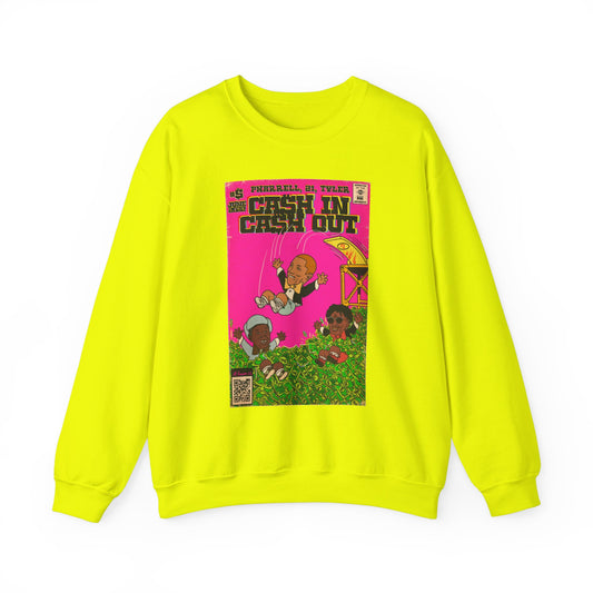 Pharrell, 21 Savage & Tyler - Cash In Cash Out - Unisex Heavy Blend™ Crewneck Sweatshirt