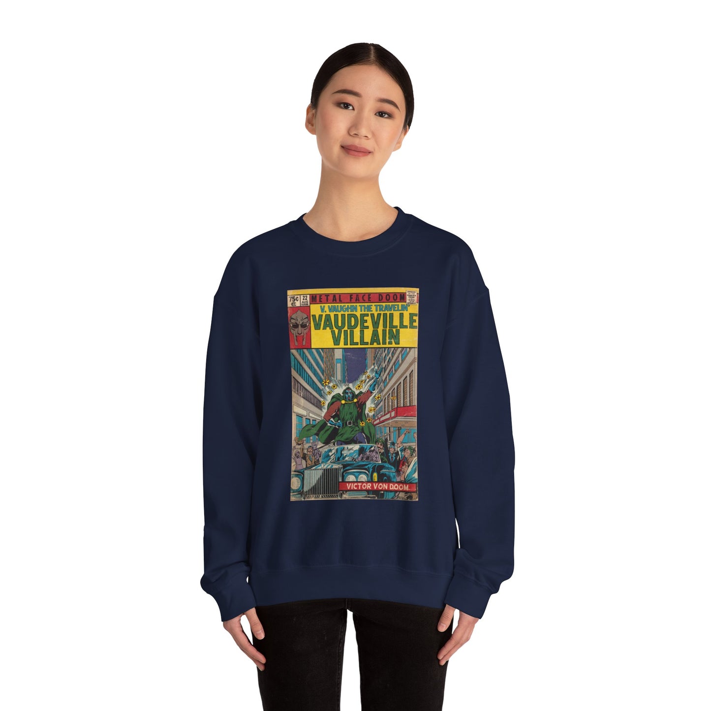 MF DOOM - Vaudeville Villian - Unisex Heavy Blend™ Crewneck Sweatshirt