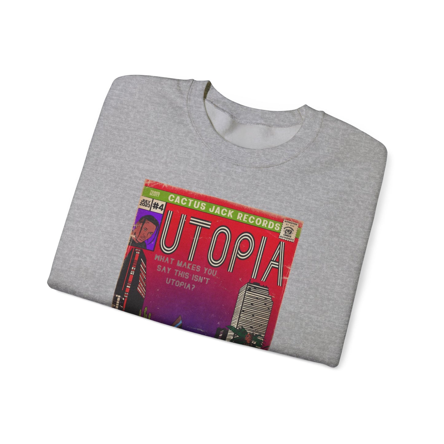 Travis Scott - Utopia - Unisex Heavy Blend™ Crewneck Sweatshirt