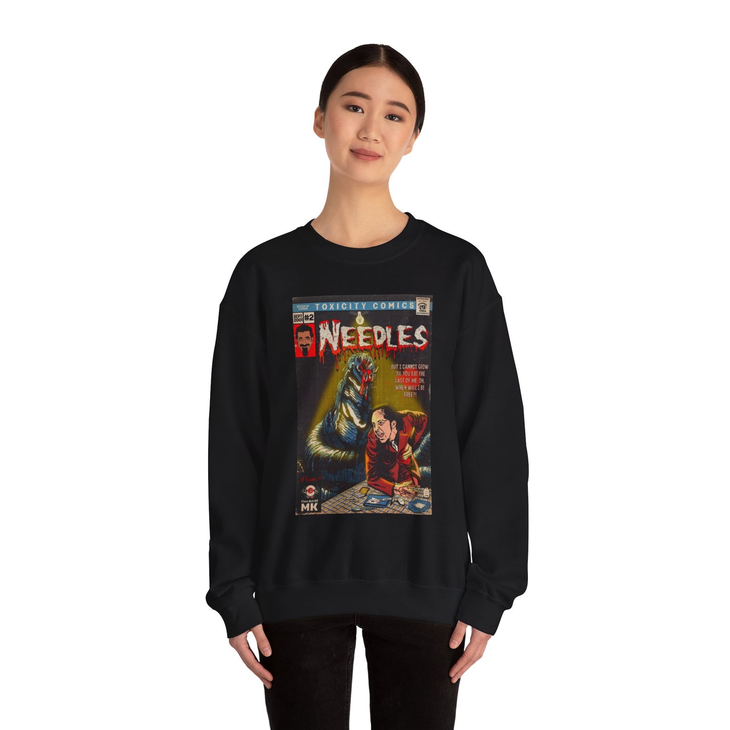 System of a Down - Needles - Unisex Heavy Blend™ Crewneck Sweatshirt