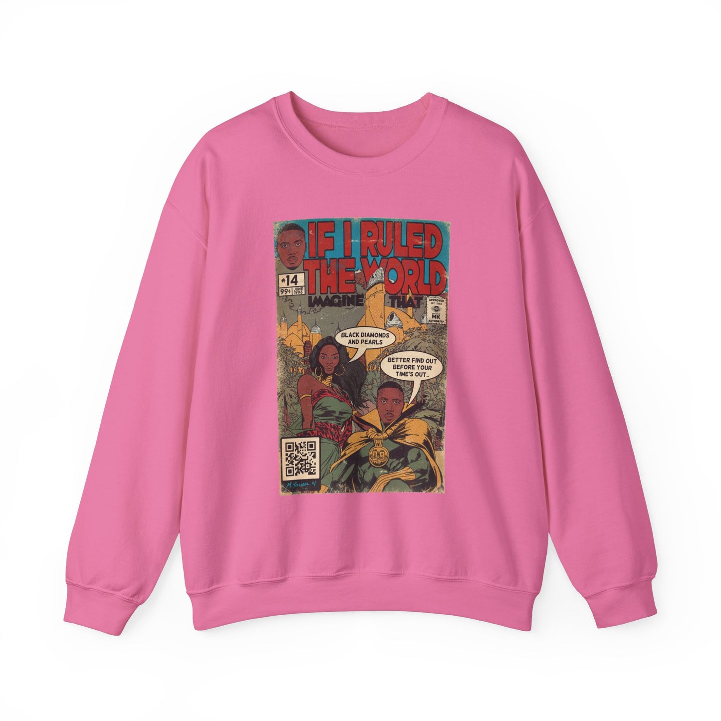 Nas & Lauryn Hill - If I Ruled The World- Unisex Heavy Blend™ Crewneck Sweatshirt