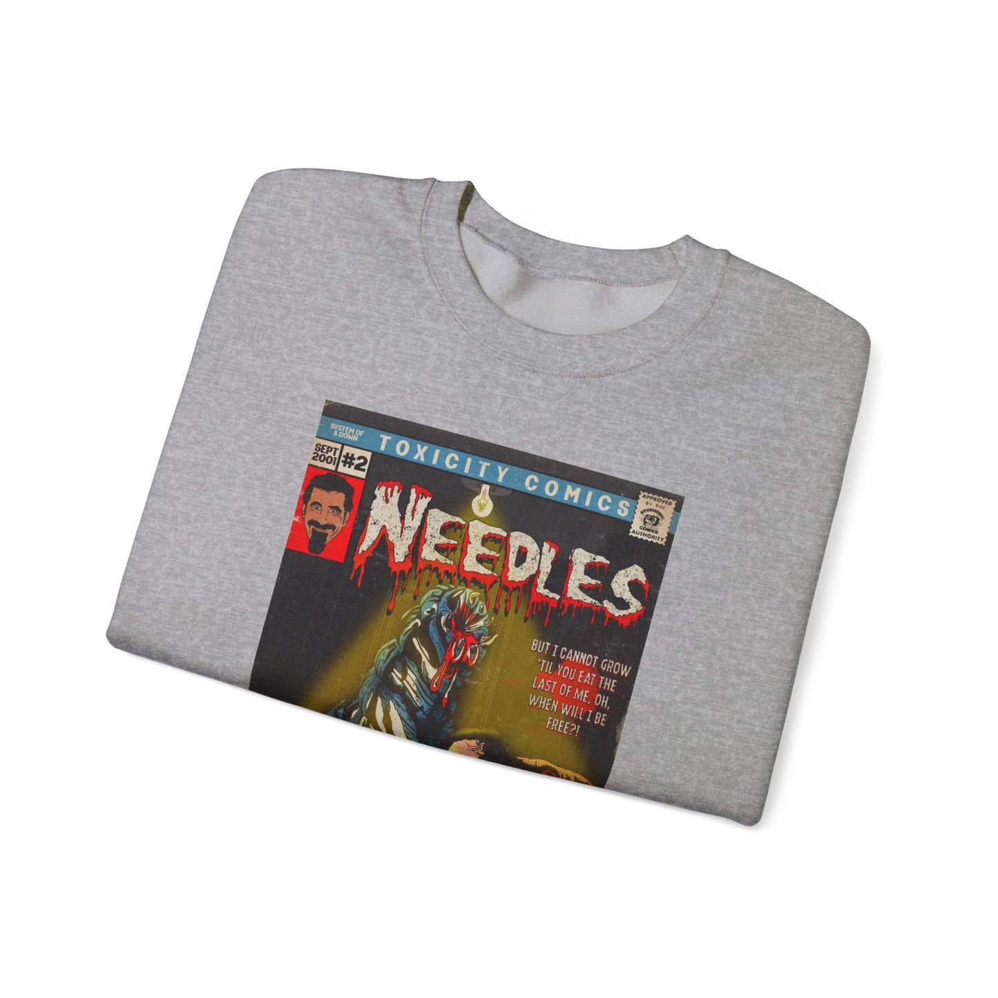 System of a Down - Needles - Unisex Heavy Blend™ Crewneck Sweatshirt