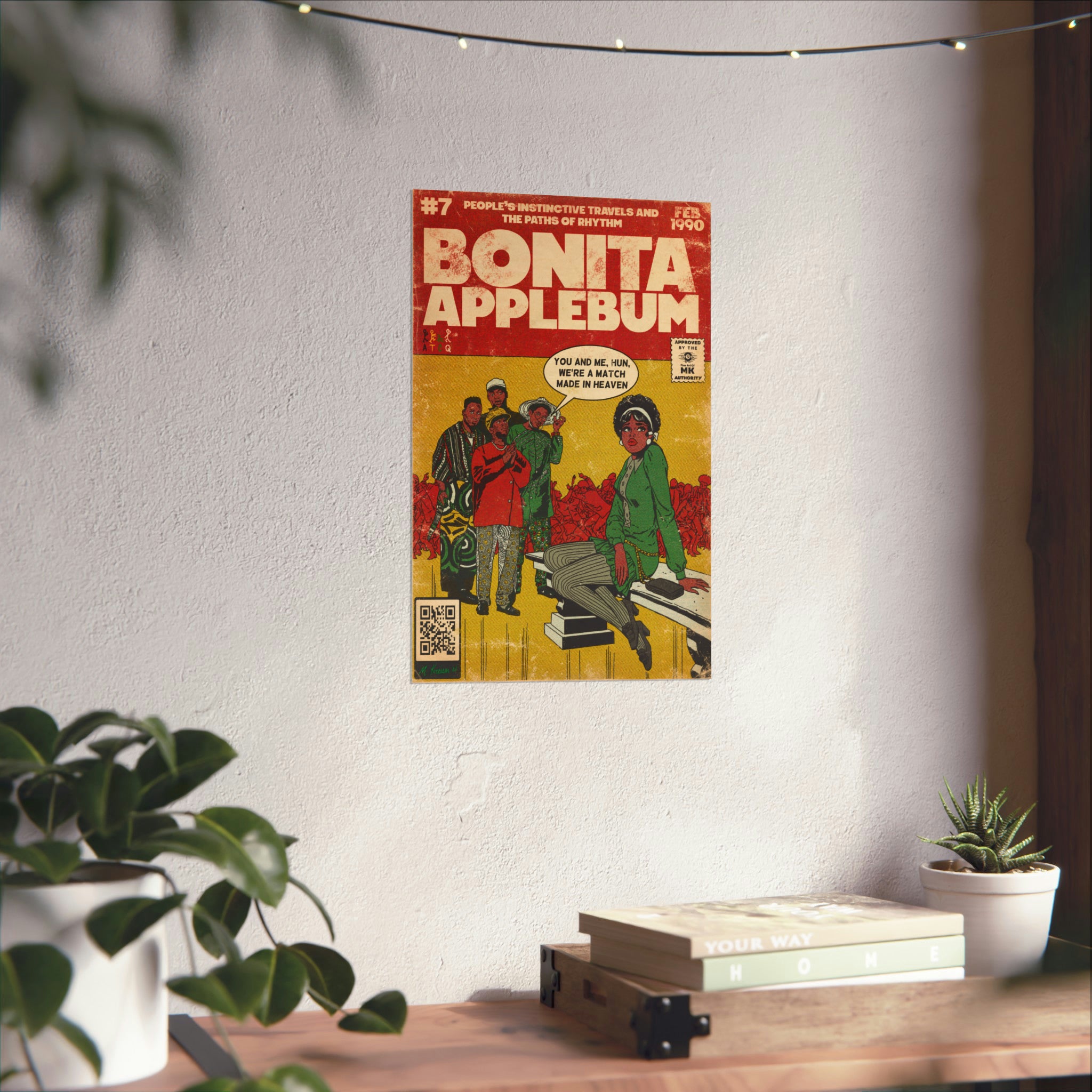 A Tribe Called Quest- Bonita Applebum- Vertical Matte Poster