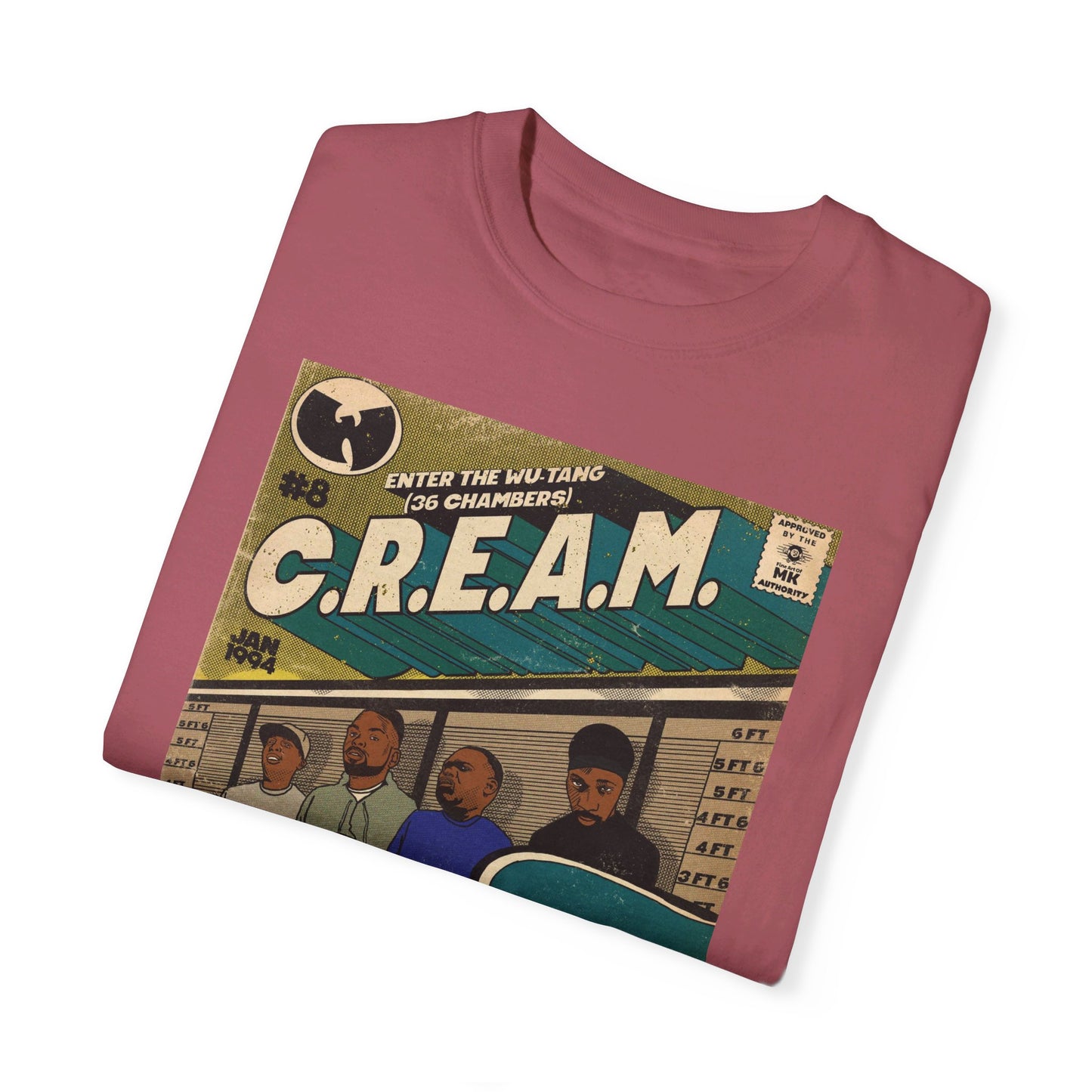 Wu-Tang Clan - C.R.E.A.M - Unisex Comfort Colors T-shirt