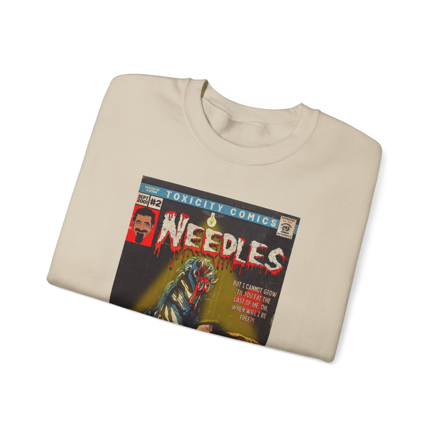 System of a Down - Needles - Unisex Heavy Blend™ Crewneck Sweatshirt