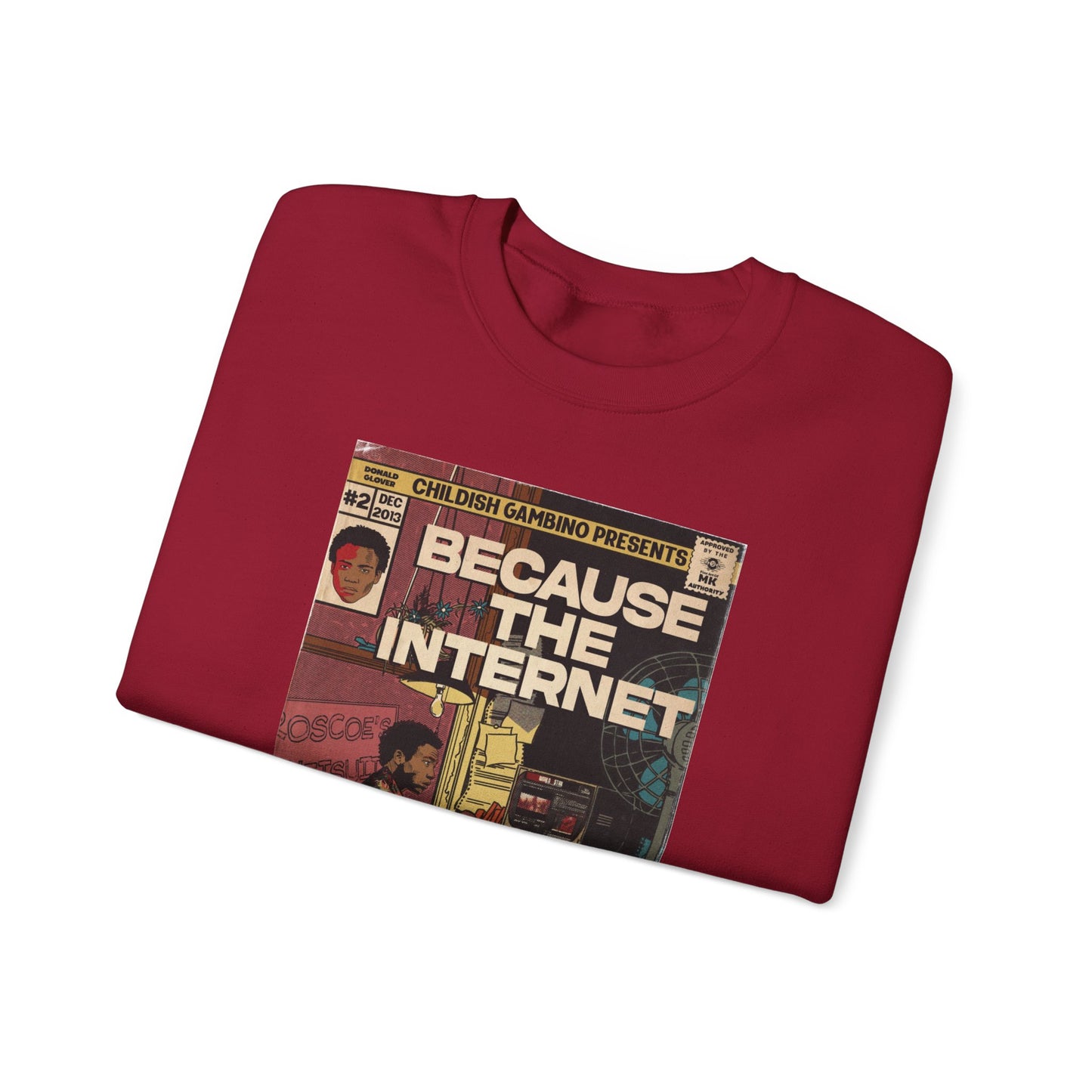 Childish Gambino- Because The Internet - Unisex Heavy Blend™ Crewneck Sweatshirt