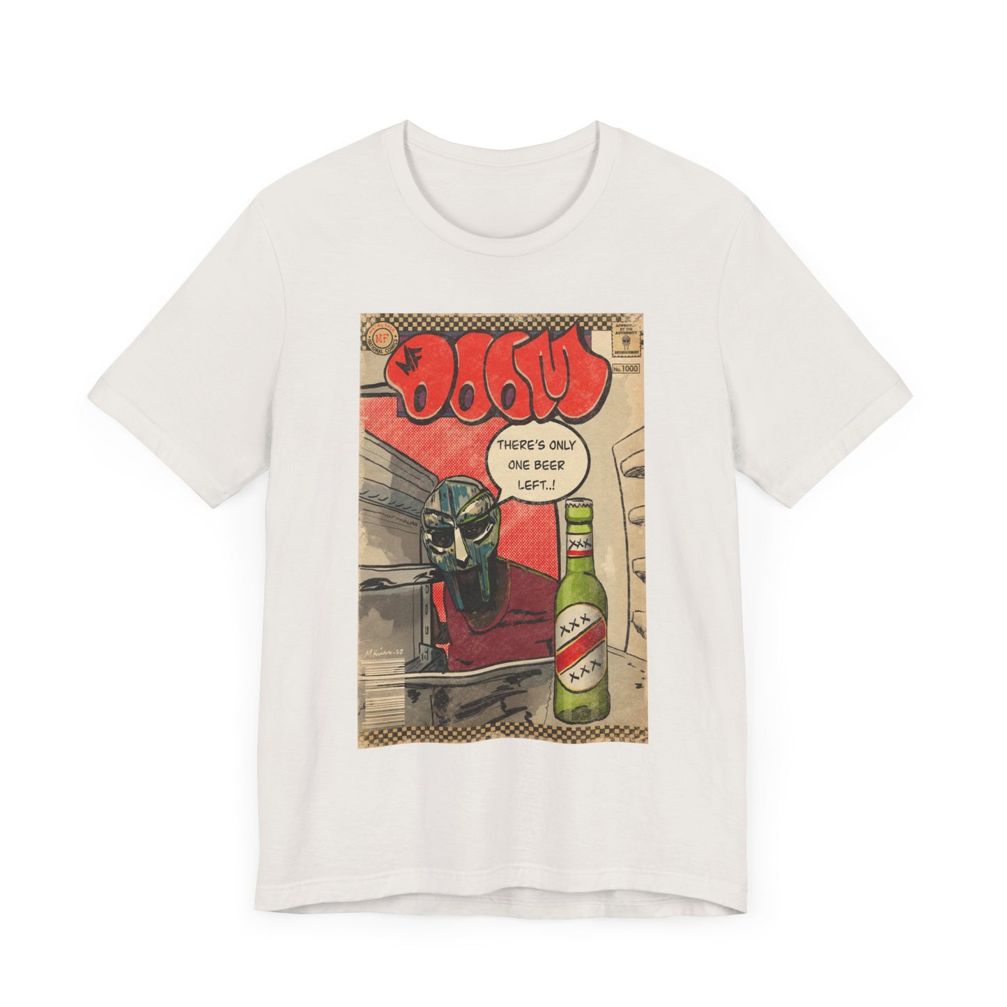 MF DOOM - One Beer- Unisex Jersey T-Shirt