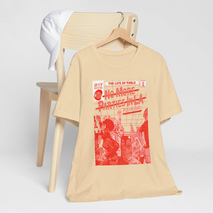 Kanye & Kendrick - No More Parties - RED VARIANT - Unisex Jersey Short Sleeve Tee