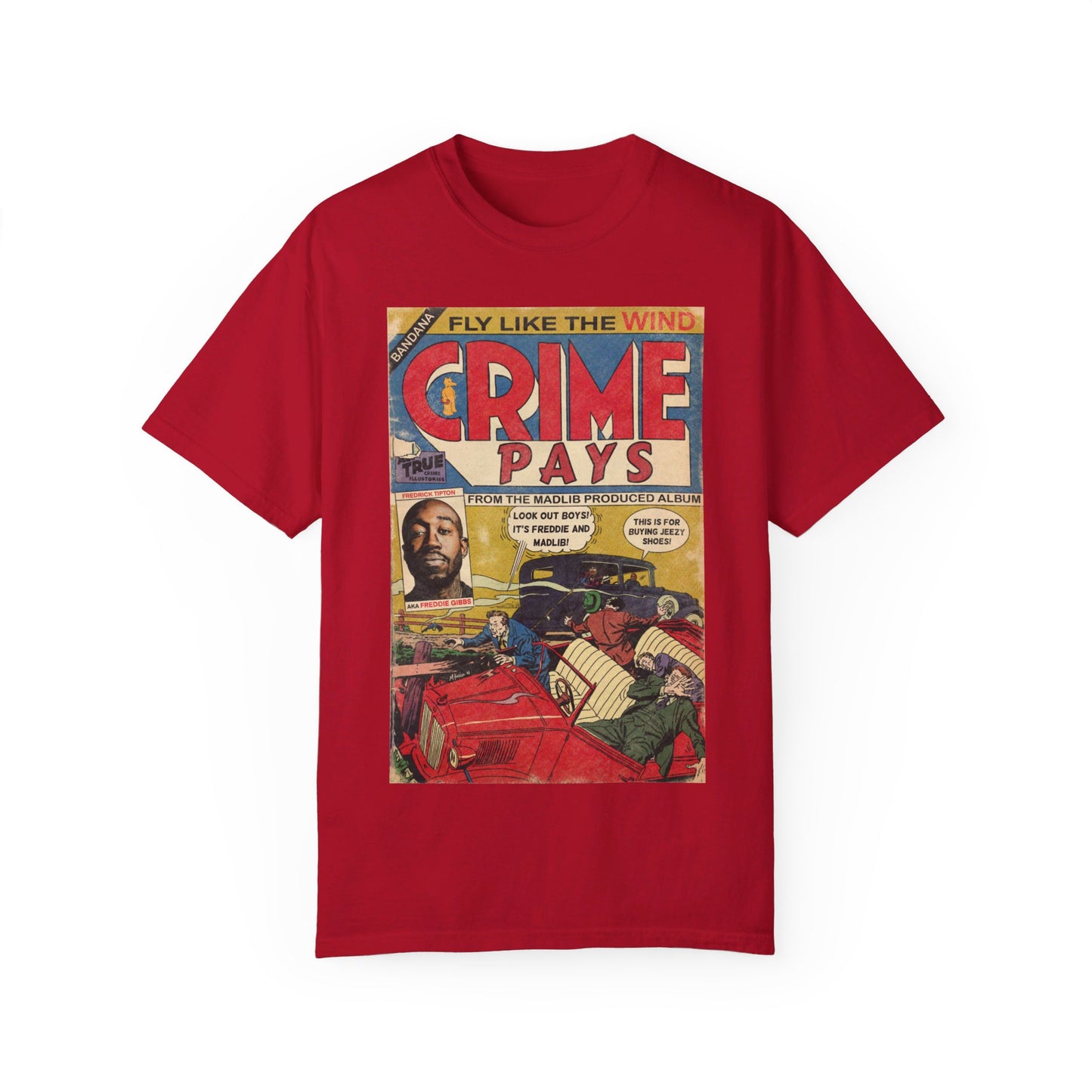 Freddie Gibbs & Madlib - Crime Pays - Unisex Comfort Colors T-shirt