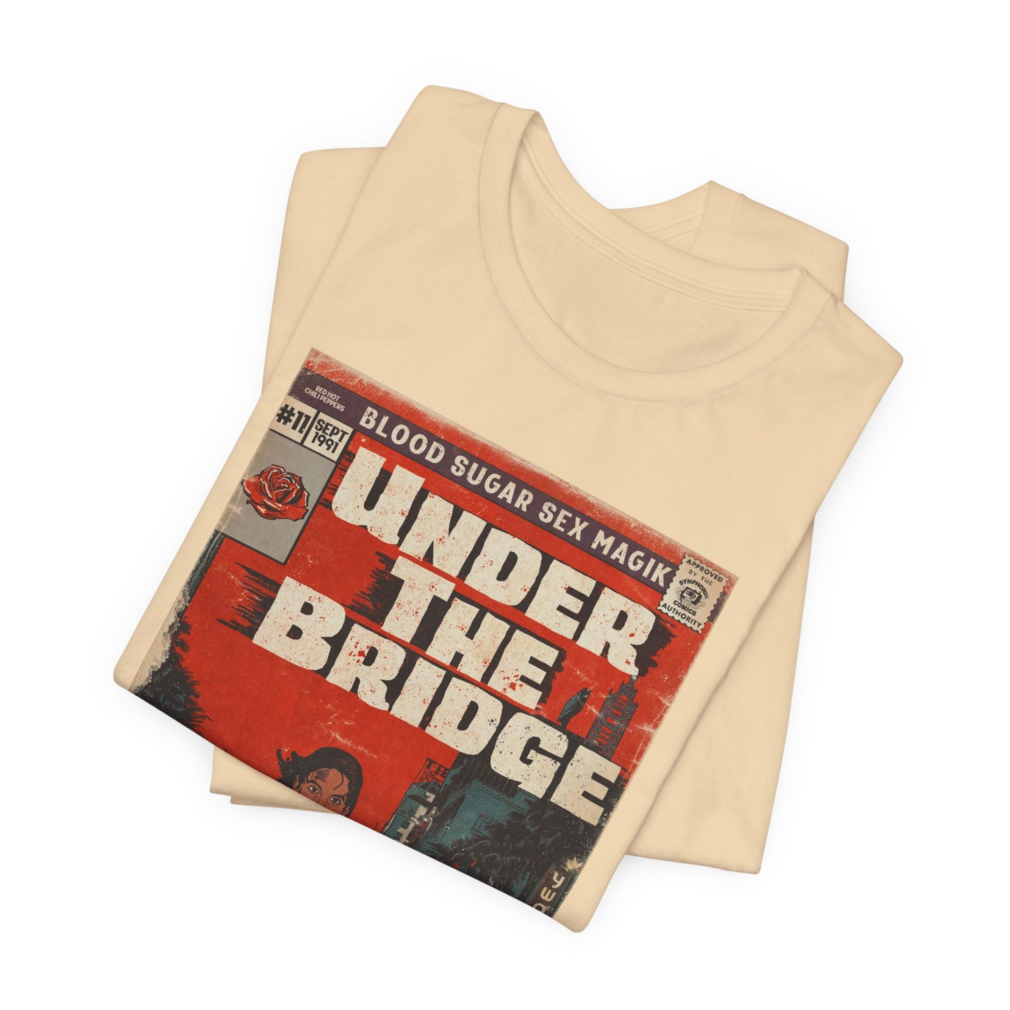 Red Hot Chili Peppers- Under The Bridge - Unisex Jersey Short Sleeve Tee