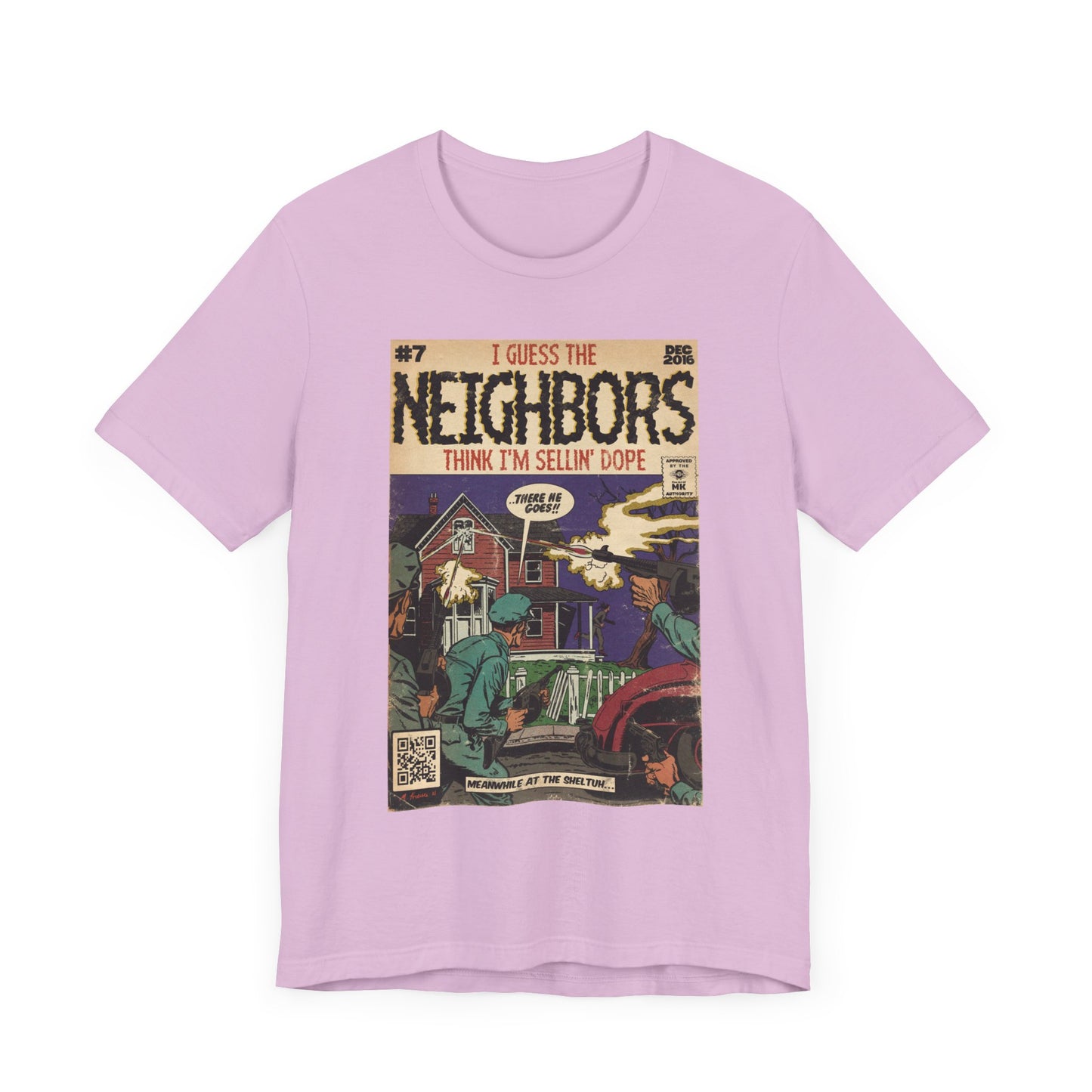 J. Cole - Neighbors - Hip Hop Comics - Unisex Jersey Short Sleeve Tee