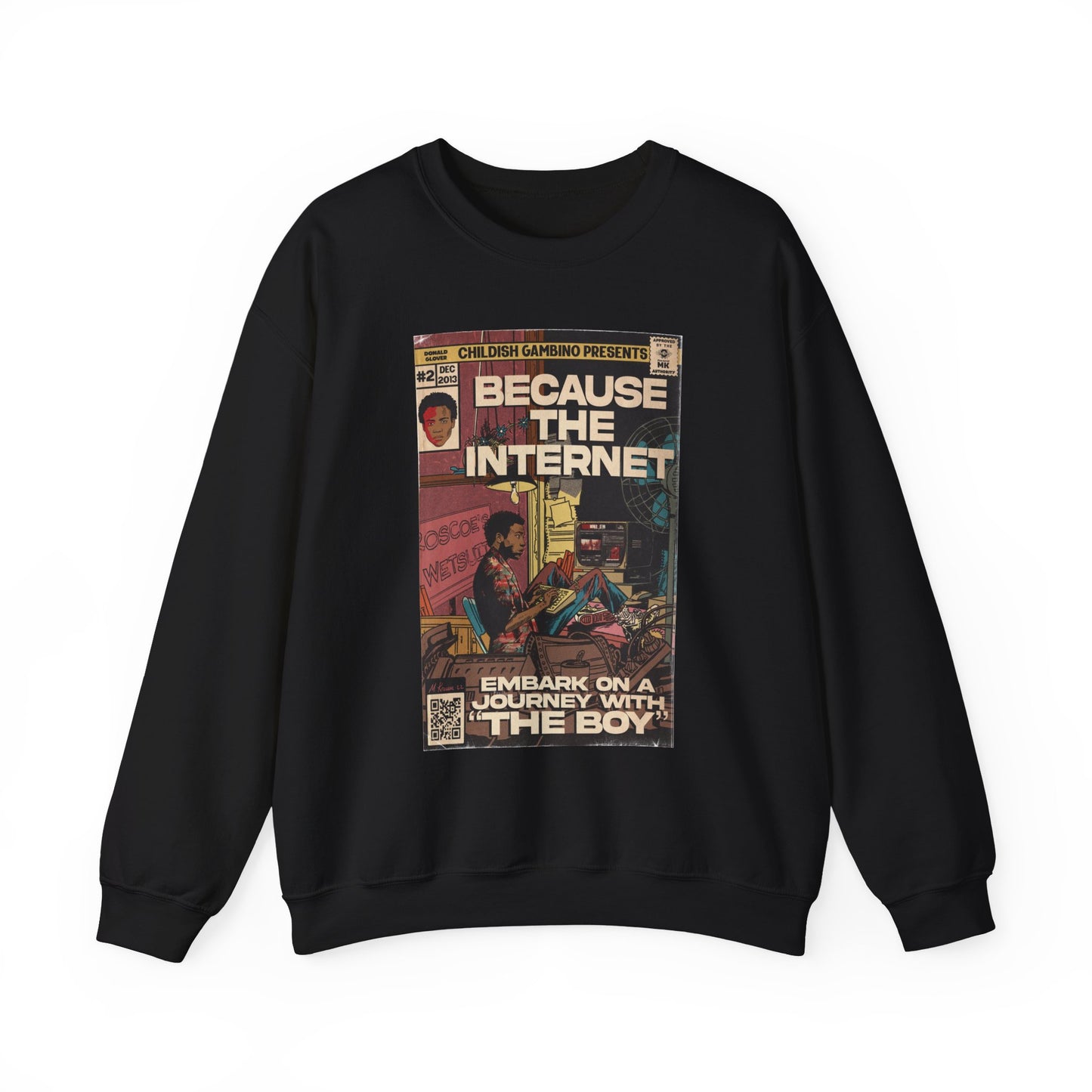 Childish Gambino- Because The Internet - Unisex Heavy Blend™ Crewneck Sweatshirt