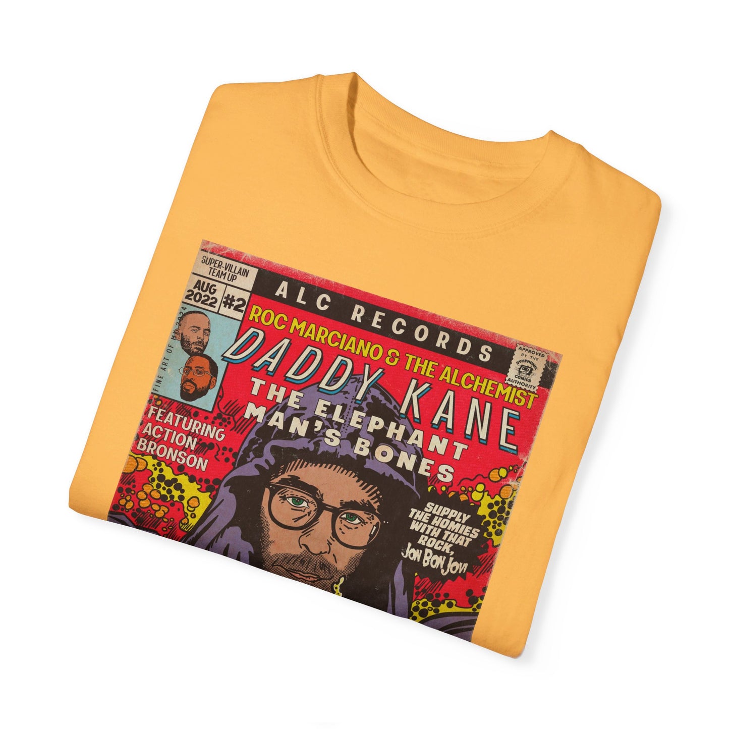 Roc Marciano, Alchemist, Action Bronson - Daddy Kane - Unisex Comfort Colors T-shirt