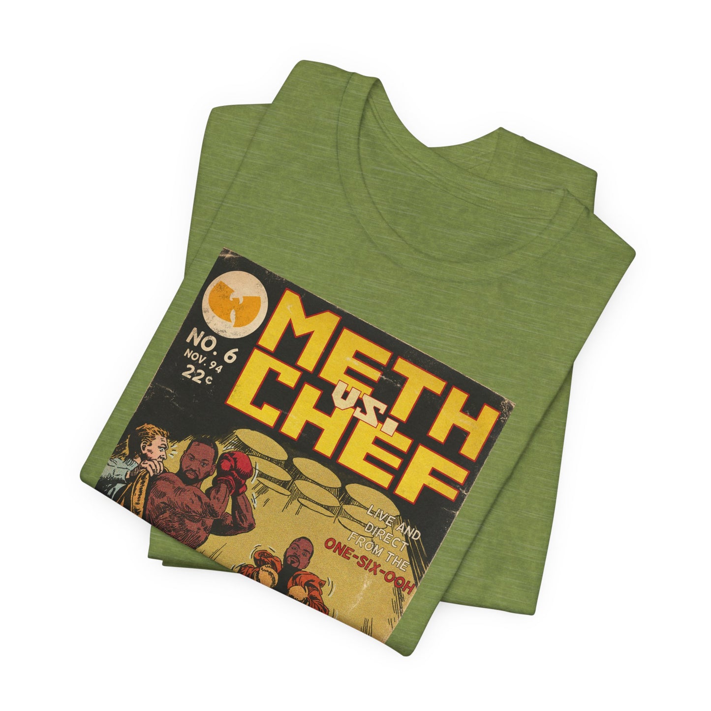 Meth vs. Chef - Wu-Tang - Unisex Jersey Short Sleeve Tee