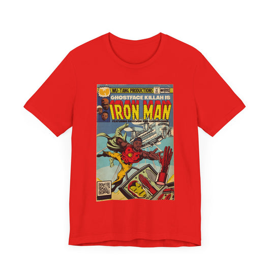 Ghostface Killah - Iron Man - Hip Hop Comic - Wu-Tang - Unisex Jersey Short Sleeve Tee