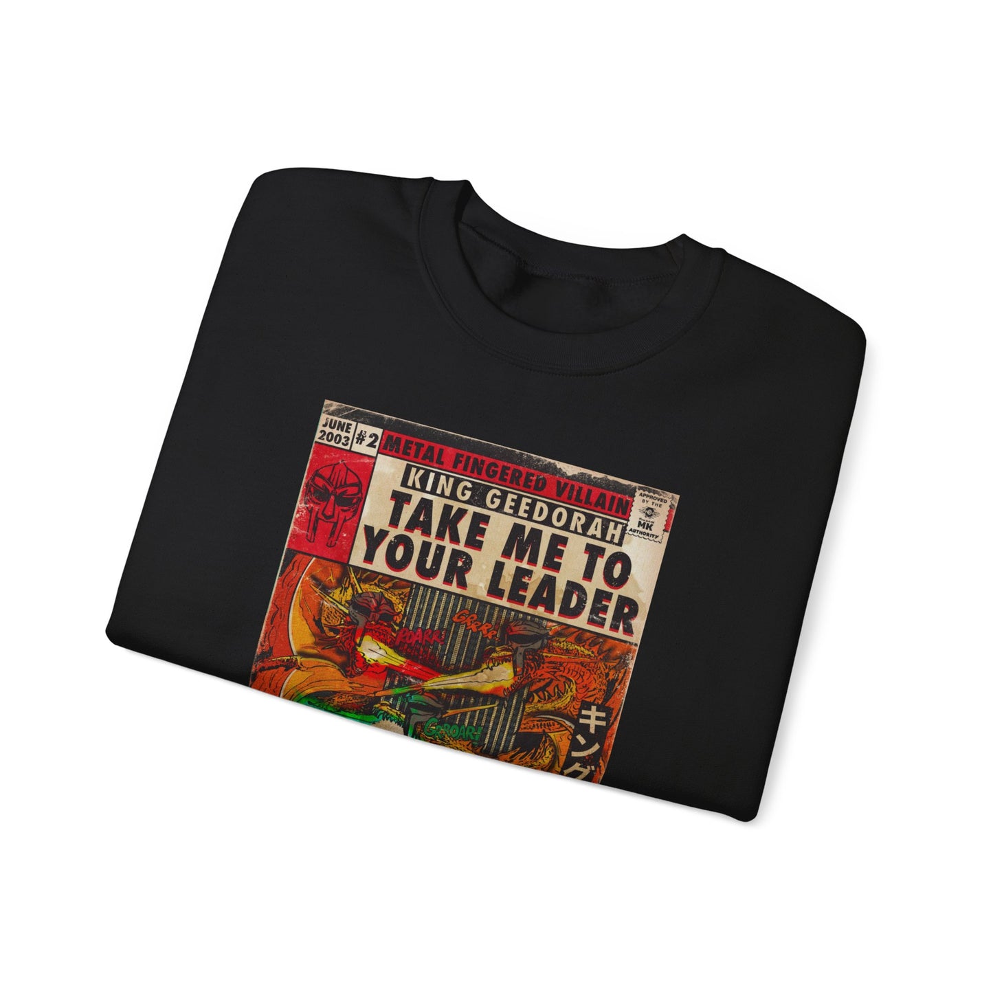 MF DOOM - King Geedorah- Take Me To Your Leader - Unisex Heavy Blend™ Crewneck Sweatshirt