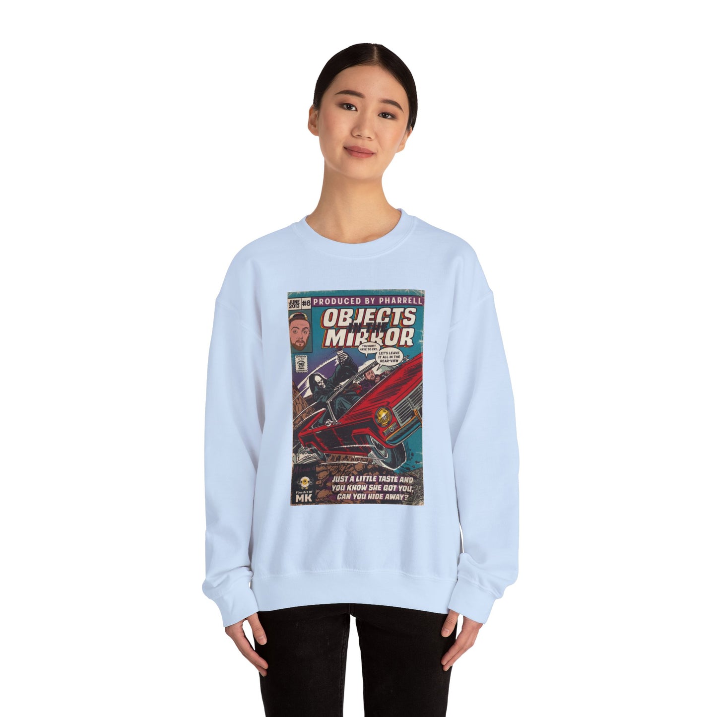 Objects in the Mirror - Unisex Heavy Blend™ Crewneck Sweatshirt