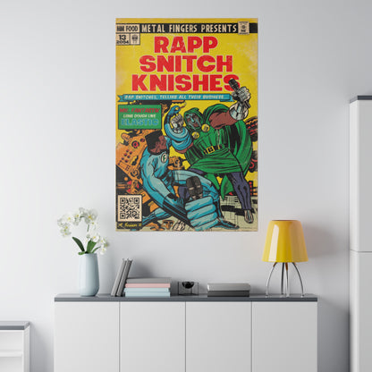 MF DOOM - Rapp Snitch Knishes - Matte Canvas, Stretched