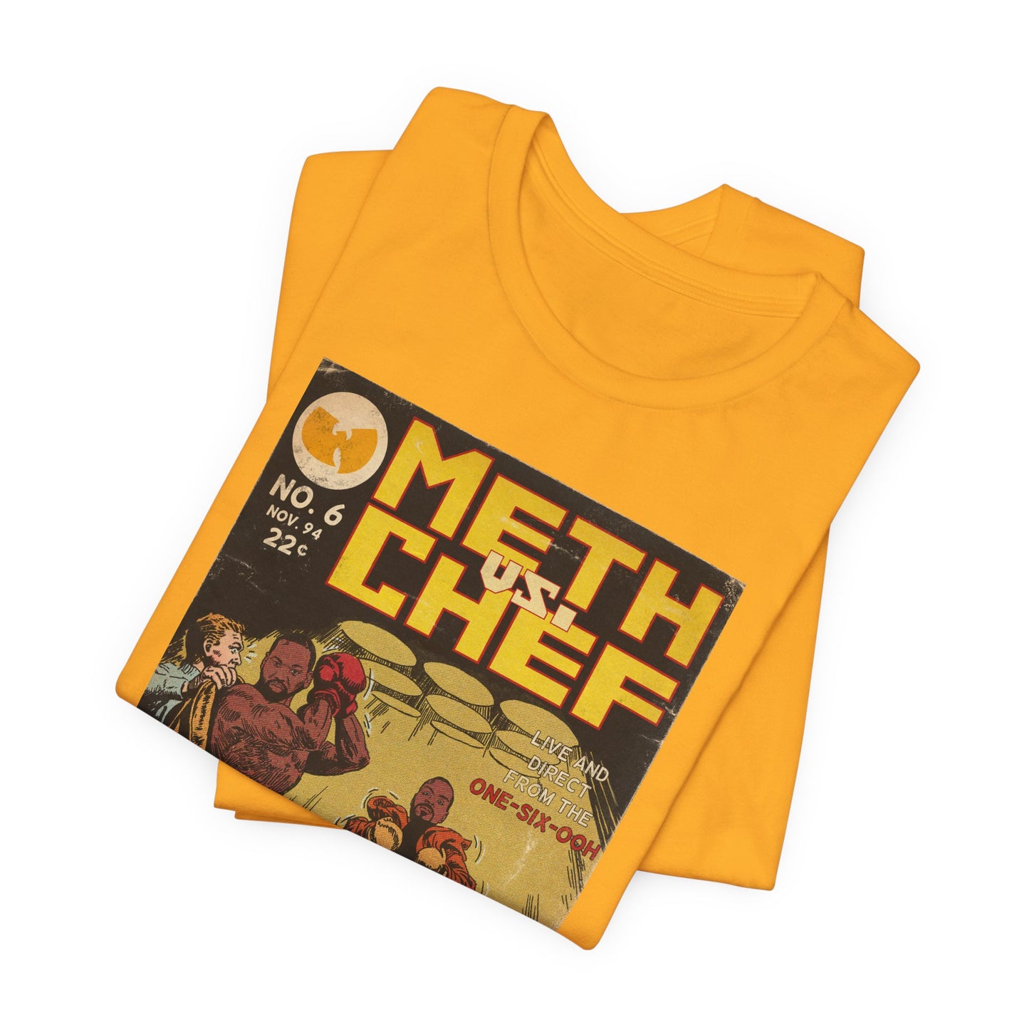 Meth vs. Chef - Wu-Tang - Unisex Jersey Short Sleeve Tee