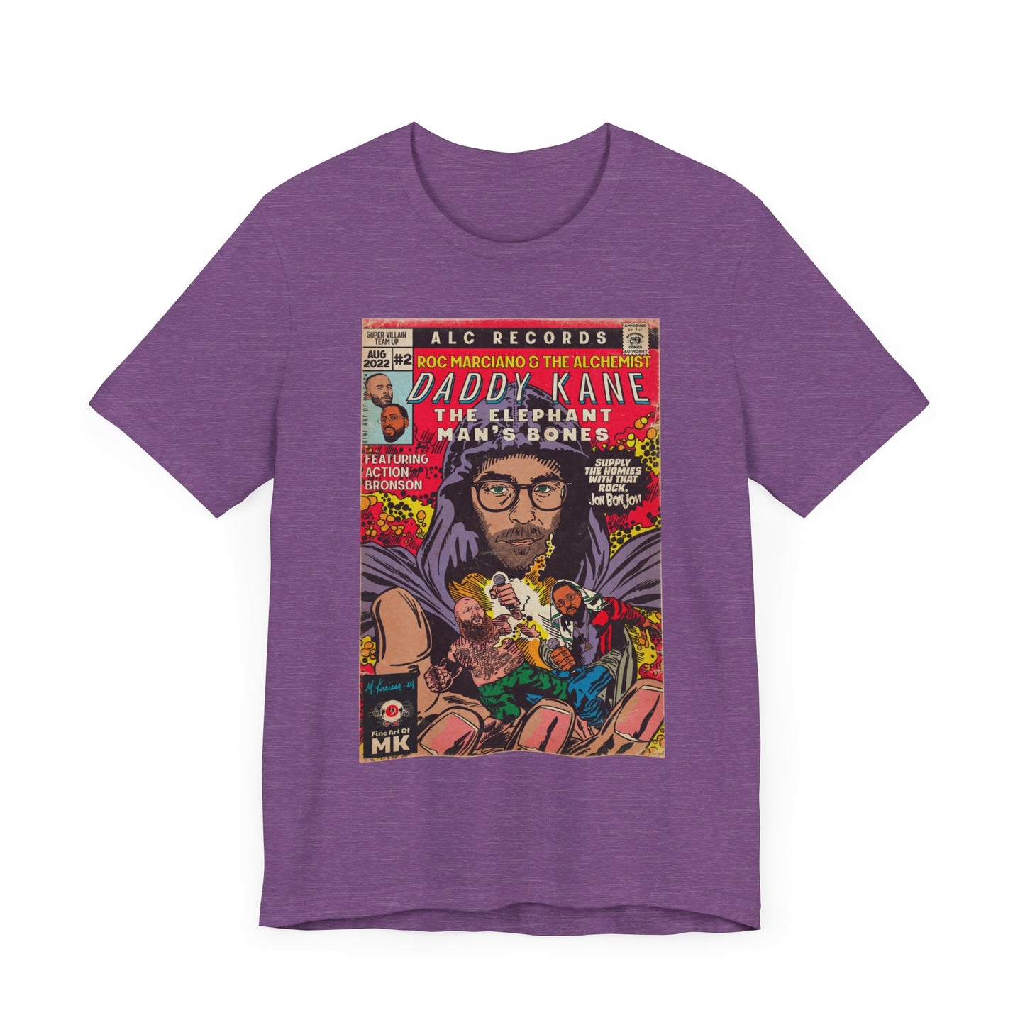 Roc Marciano, Alchemist, Action Bronson - Daddy Kane - Unisex Jersey Short Sleeve Tee