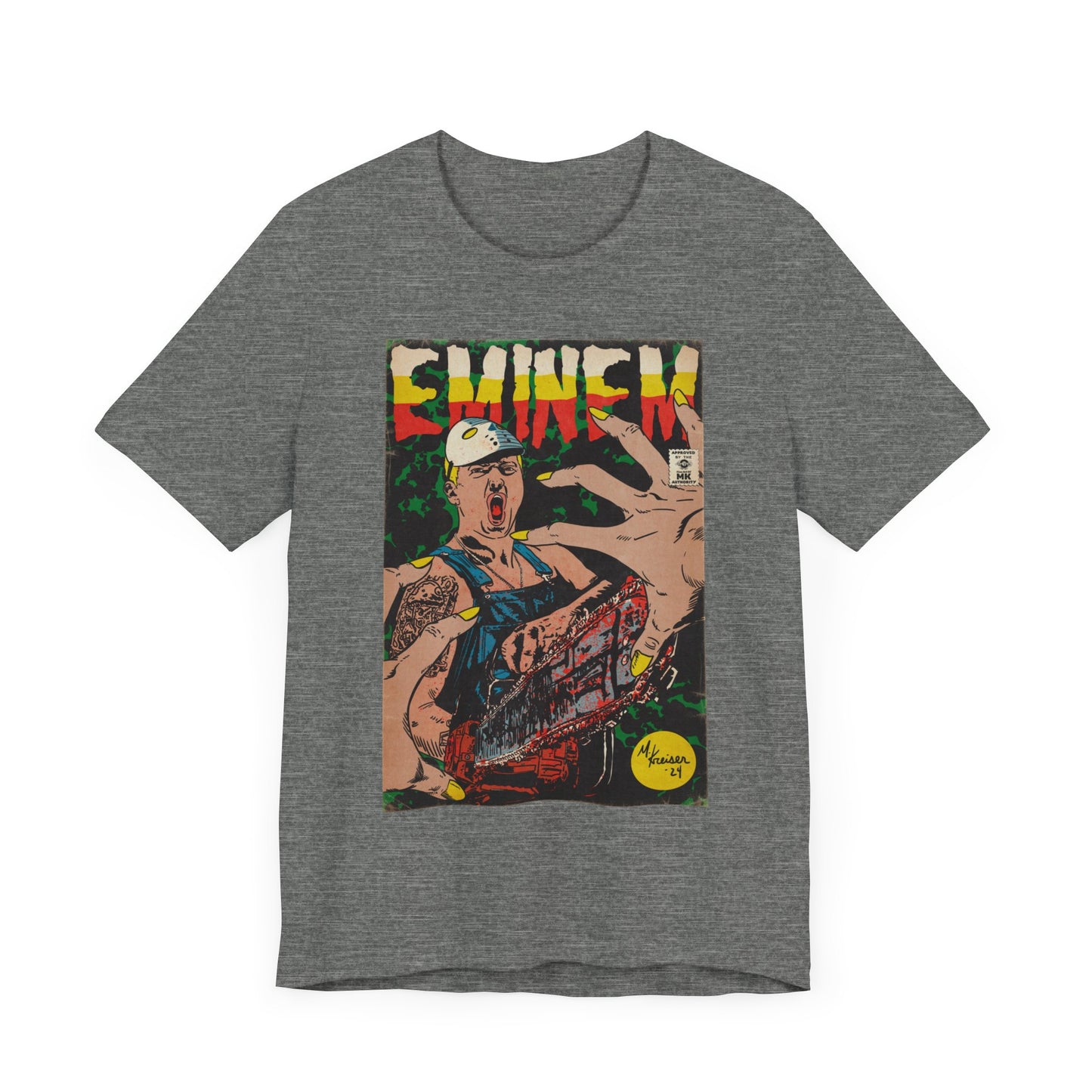 Eminem - Comic Book Art - Unisex Jersey Short Sleeve Tee