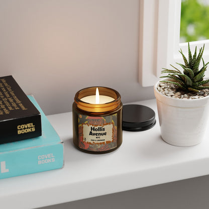 Hollis Avenue - Scented Soy Candle (Multi-Size, Amber Jar)