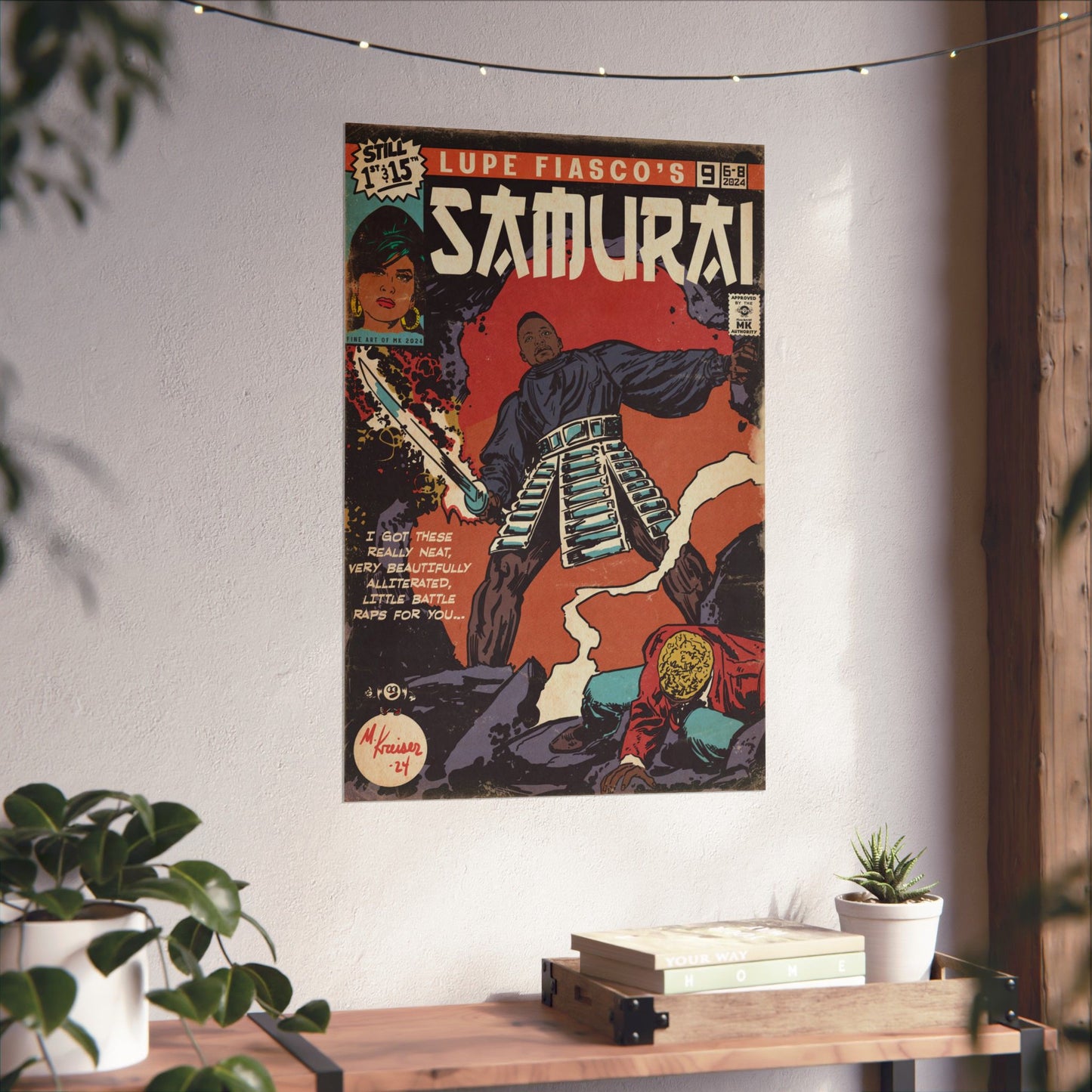 Lupe Fiasco - Samurai - Matte Vertical Poster