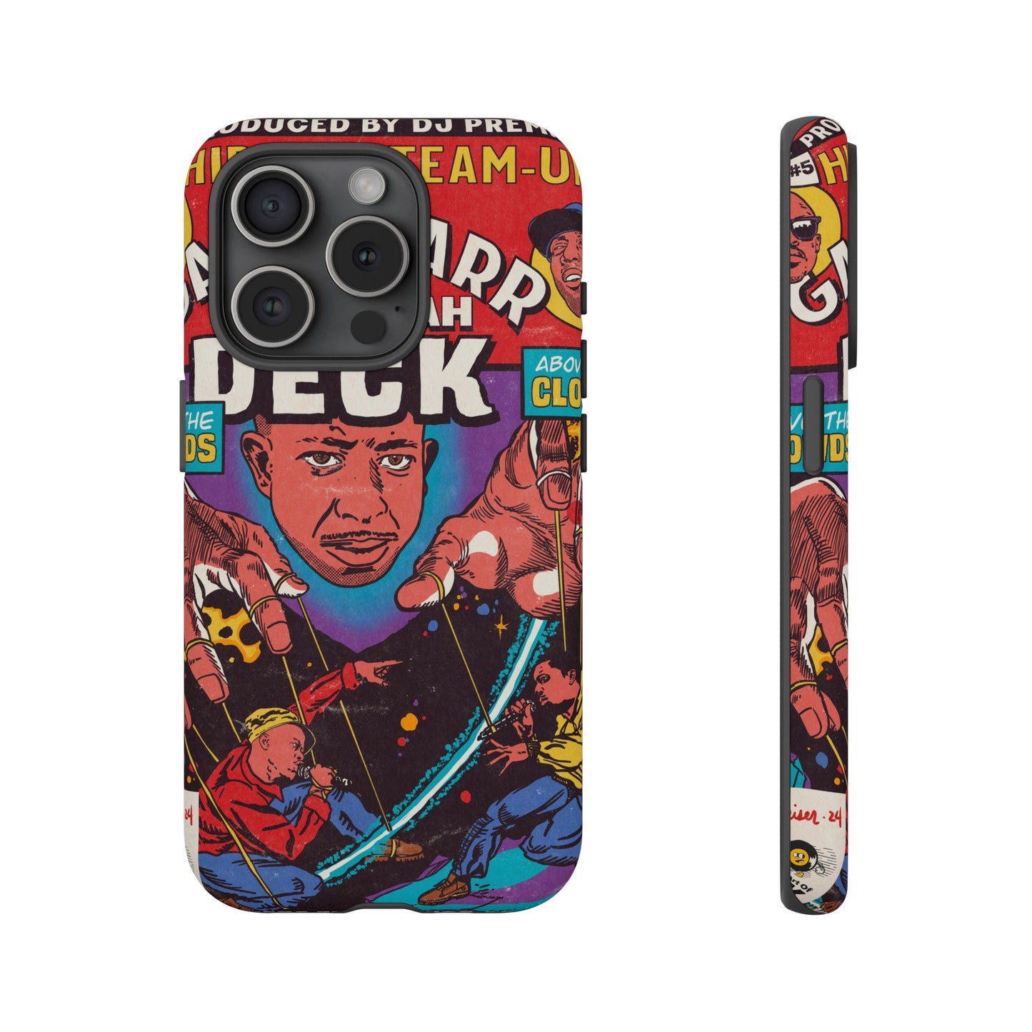 Gang Starr & Inspectah Deck - Above The Clouds - Tough Phone Cases