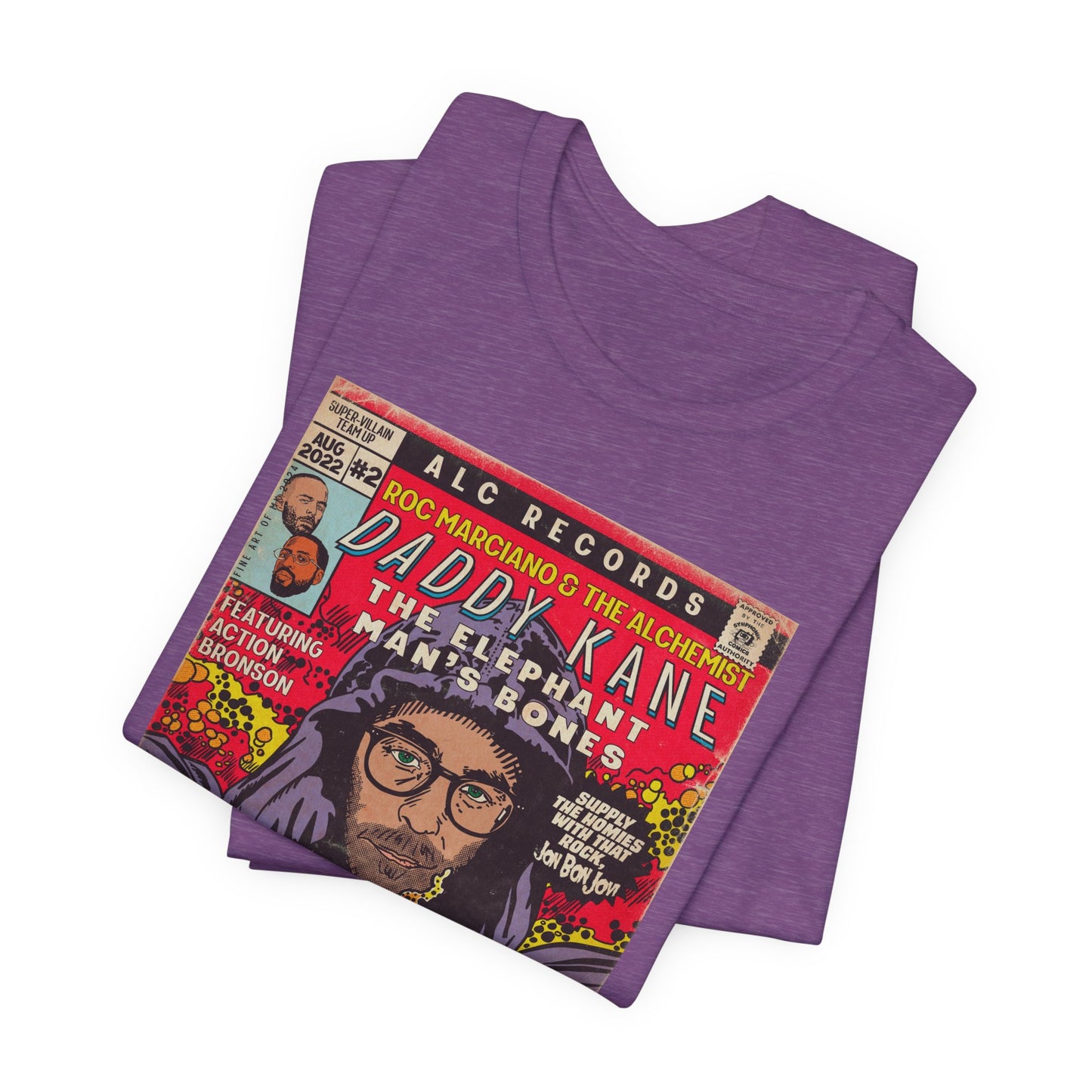 Roc Marciano, Alchemist, Action Bronson - Daddy Kane - Unisex Jersey Short Sleeve Tee