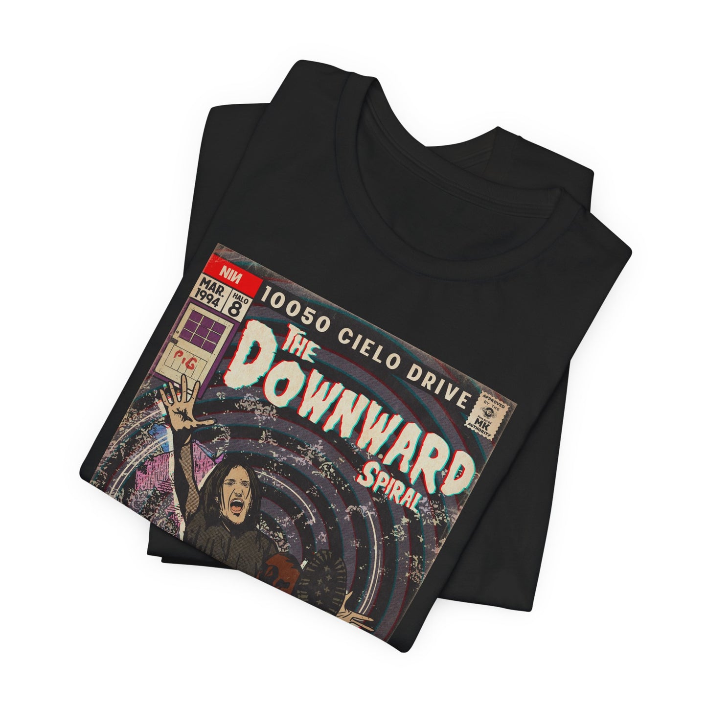 NIN - The Downward Spiral - Unisex Jersey Short Sleeve Tee