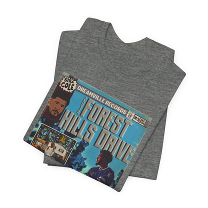 J Cole - 2014 Forest Hills Drive - Unisex Jersey Short Sleeve Tee