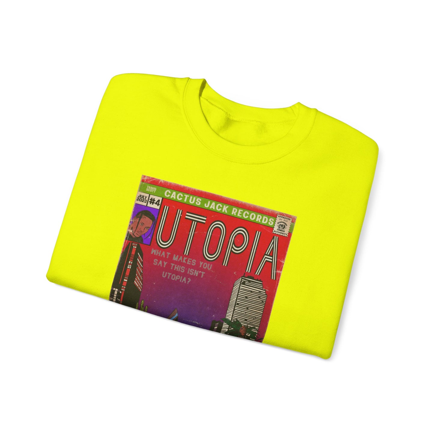 Travis Scott - Utopia - Unisex Heavy Blend™ Crewneck Sweatshirt