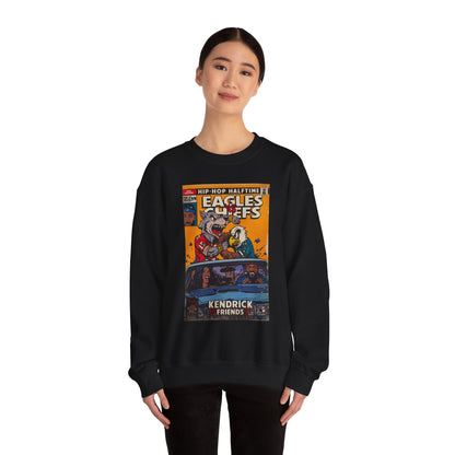 Kendrick & SZA - 2025 Halftime - Eagles vs Chiefs - Unisex Heavy Blend™ Crewneck Sweatshirt