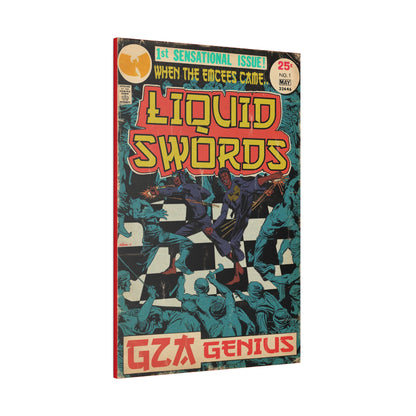 GZA/Genius - Liquid Swords - Matte Canvas, Stretched