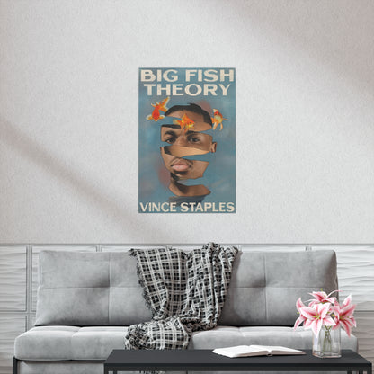 Vince Staples - Big Fish Theory - Surreal- Vertical Matte Poster