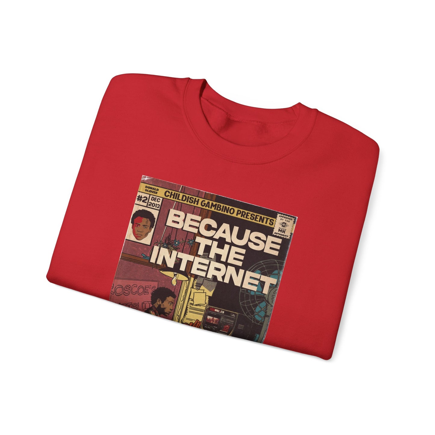 Childish Gambino- Because The Internet - Unisex Heavy Blend™ Crewneck Sweatshirt