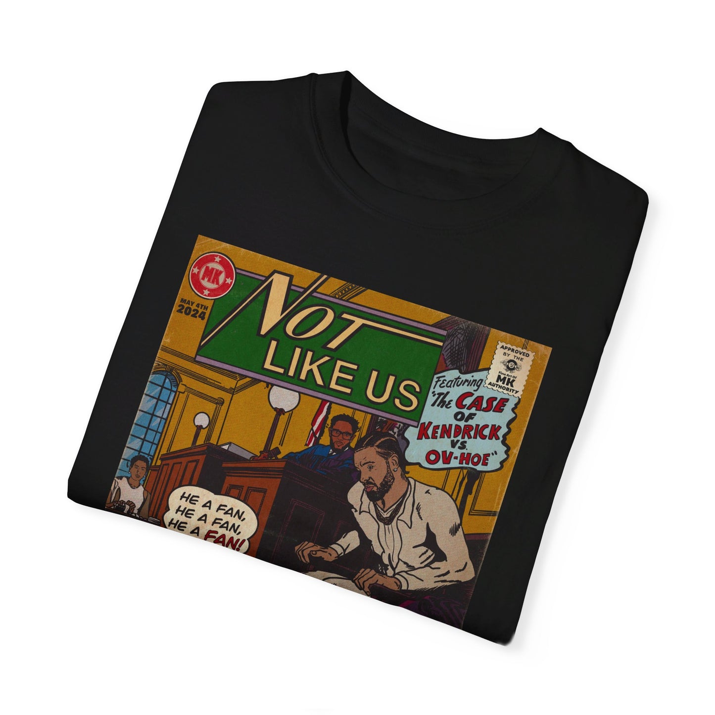 Kendrick Lamar - Not Like Us - Unisex Comfort Colors T-shirt