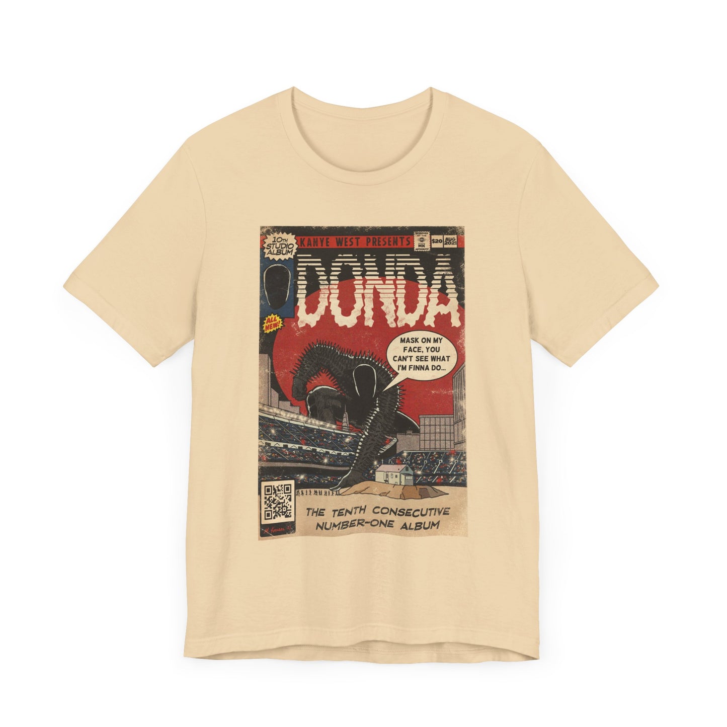 Kanye West - DONDA Comic Book Art - Unisex Jersey Short Sleeve Tee