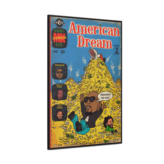 Jeezy, Cole & Kendrick - American Dream - Gallery Canvas Wraps, Vertical Frame