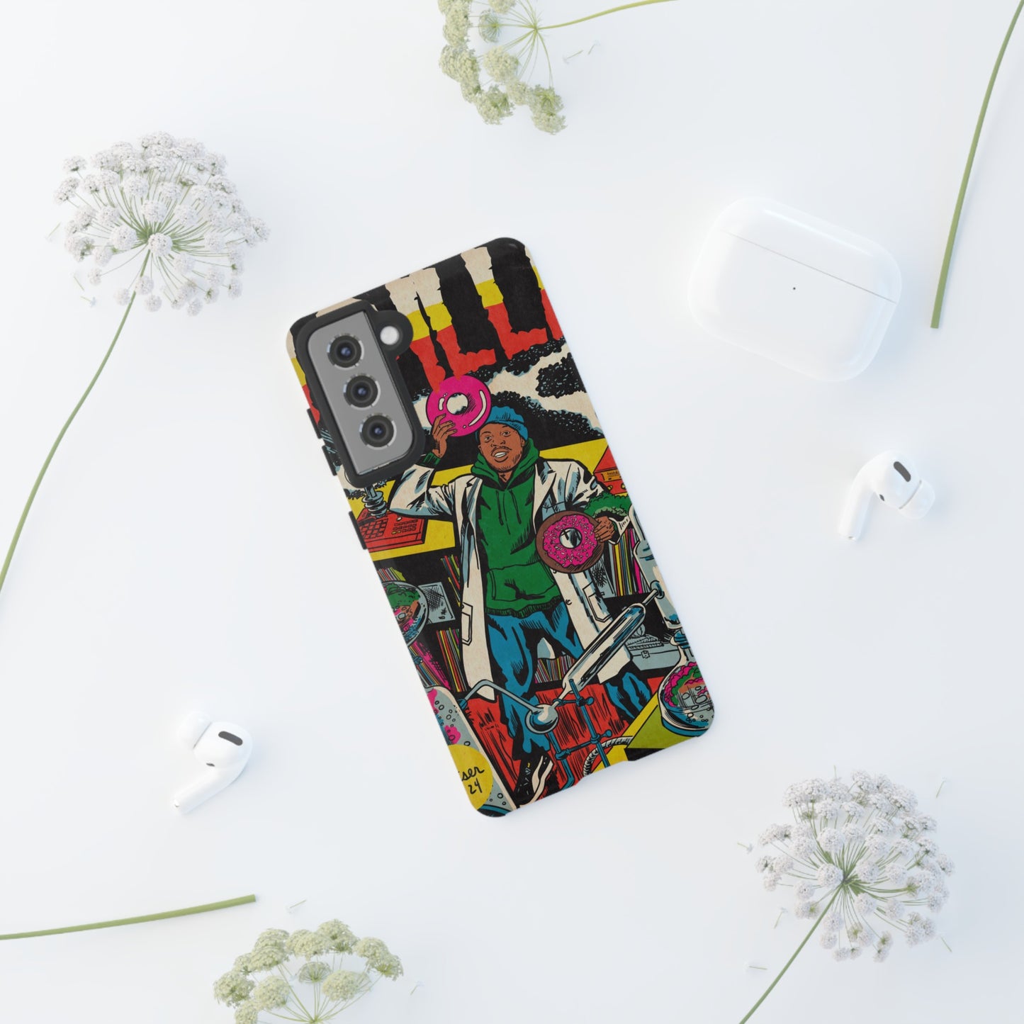 J Dilla - Comic Book Art - Tough Phone Cases