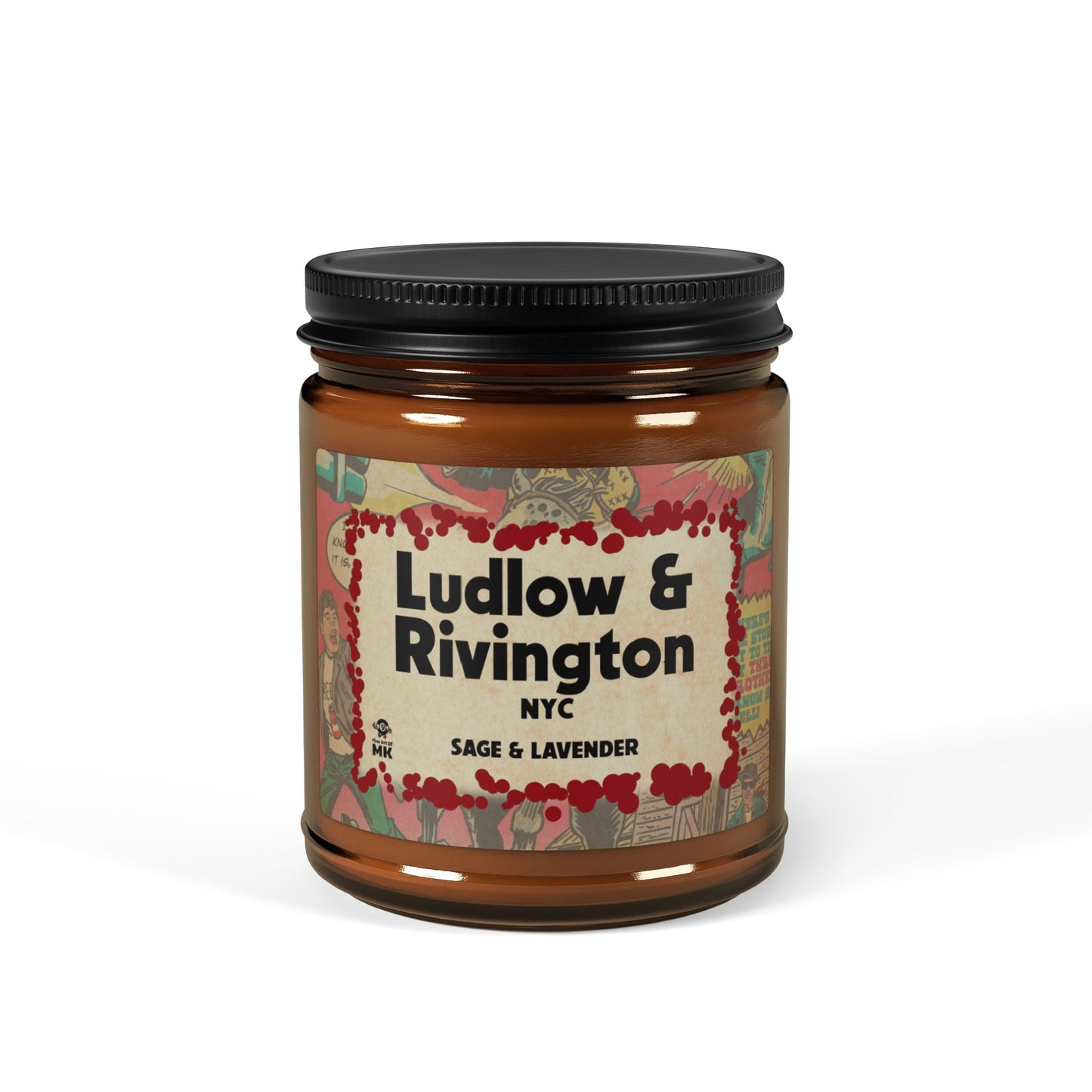 Ludlow & Rivington - Scented Soy Candle (Multi-Size, Amber Jar)