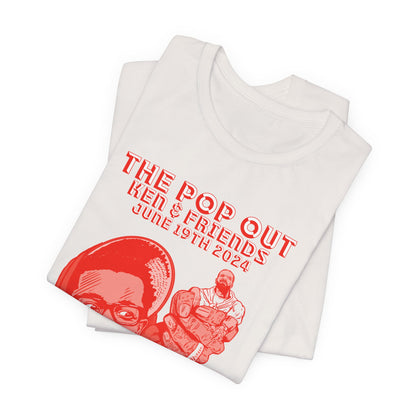 Kendrick & Friends - The Pop Out - RED VARIANT - Unisex Jersey Short Sleeve Tee